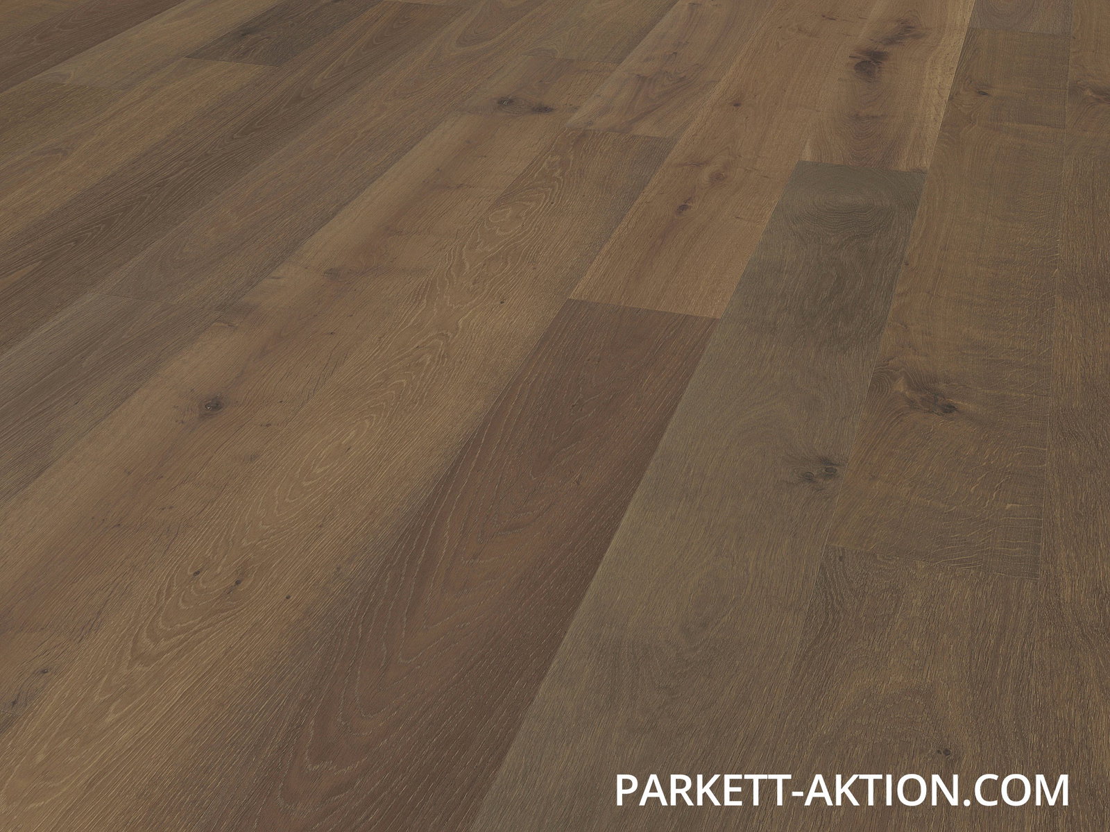 Parkett Diele Rauch Eiche astig markant weiss lackiert