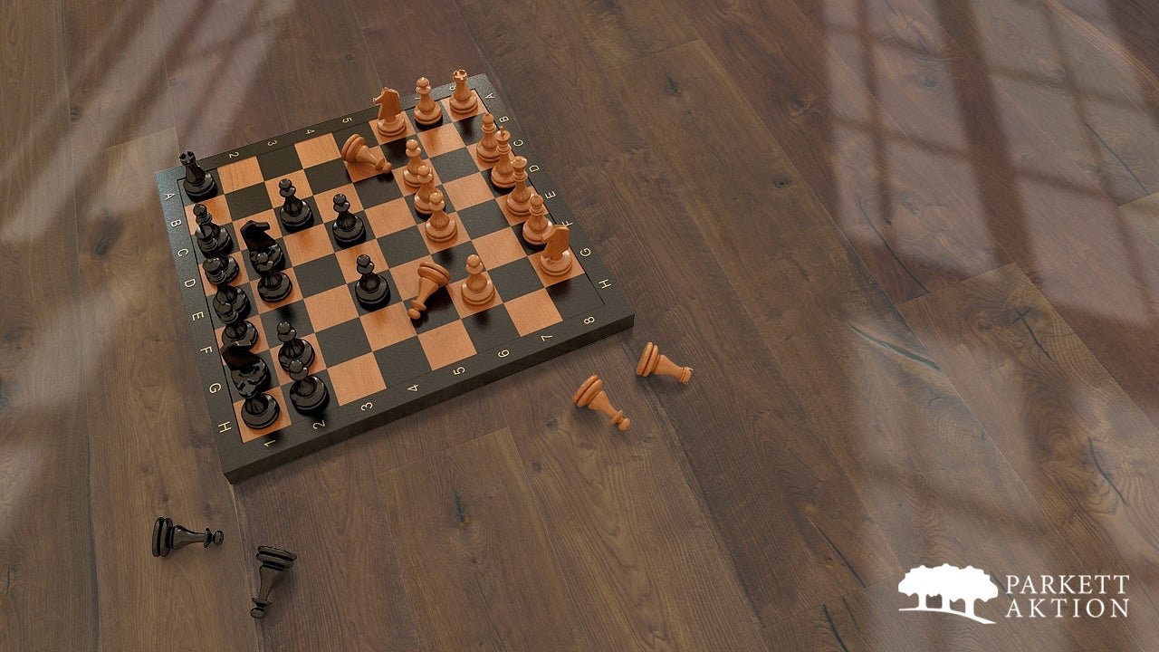 Altholzcharakter Parkett Eiche angeräuchert tief gebürstet geölt