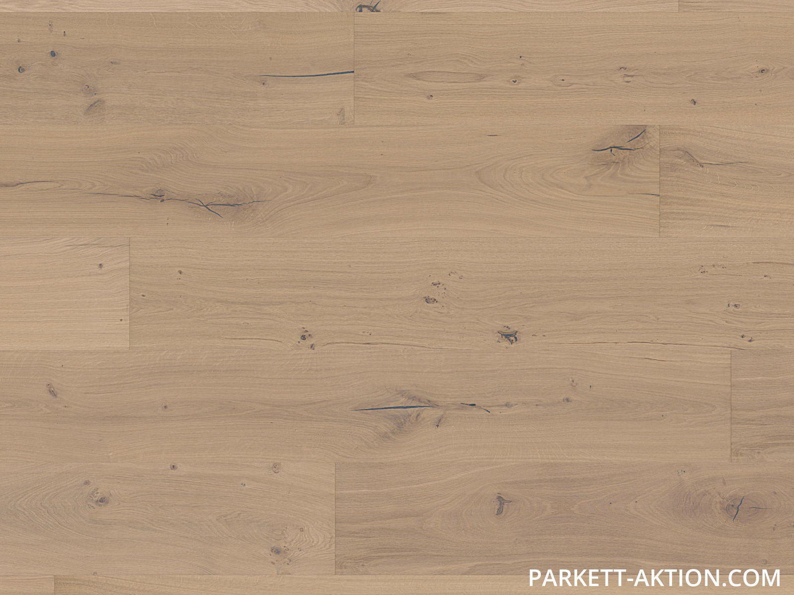 Breitdiele Eiche country handgehobelt weiss geölt