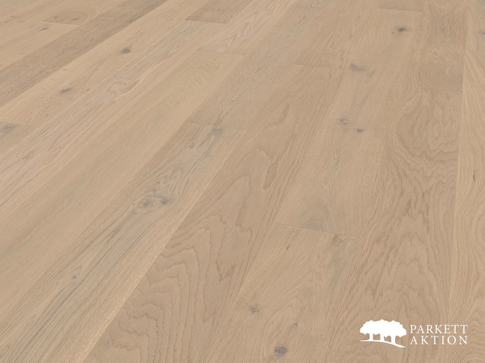 Klebediele Eiche astig markant edelweiß lackiert