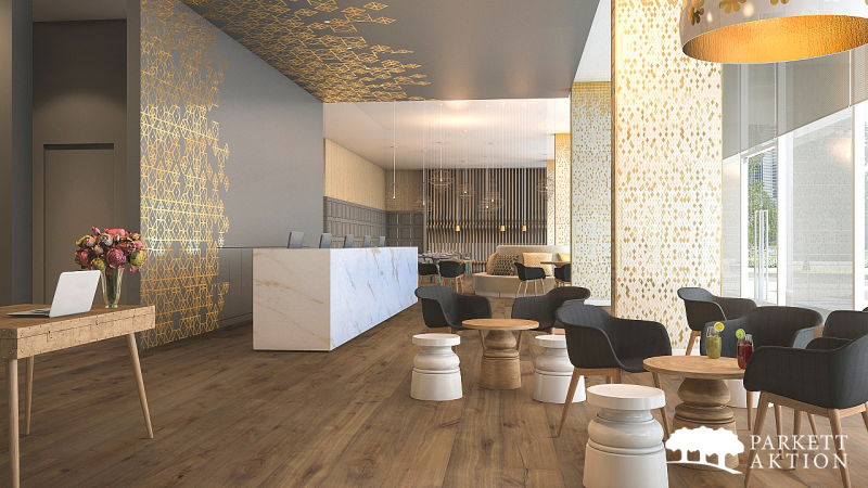 Landhausdielen eiche Altholz Optik geräuchert 3D Design farblos geölt