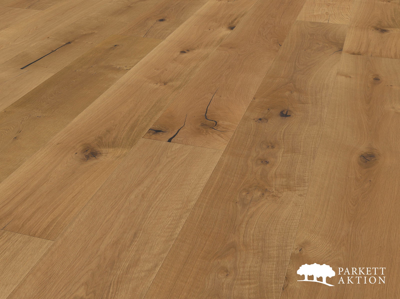 Breitdielen Eiche country gebürstet geölt