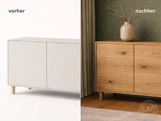 Best Forest Deck Astig – 4 mm Sägefurnier Eiche