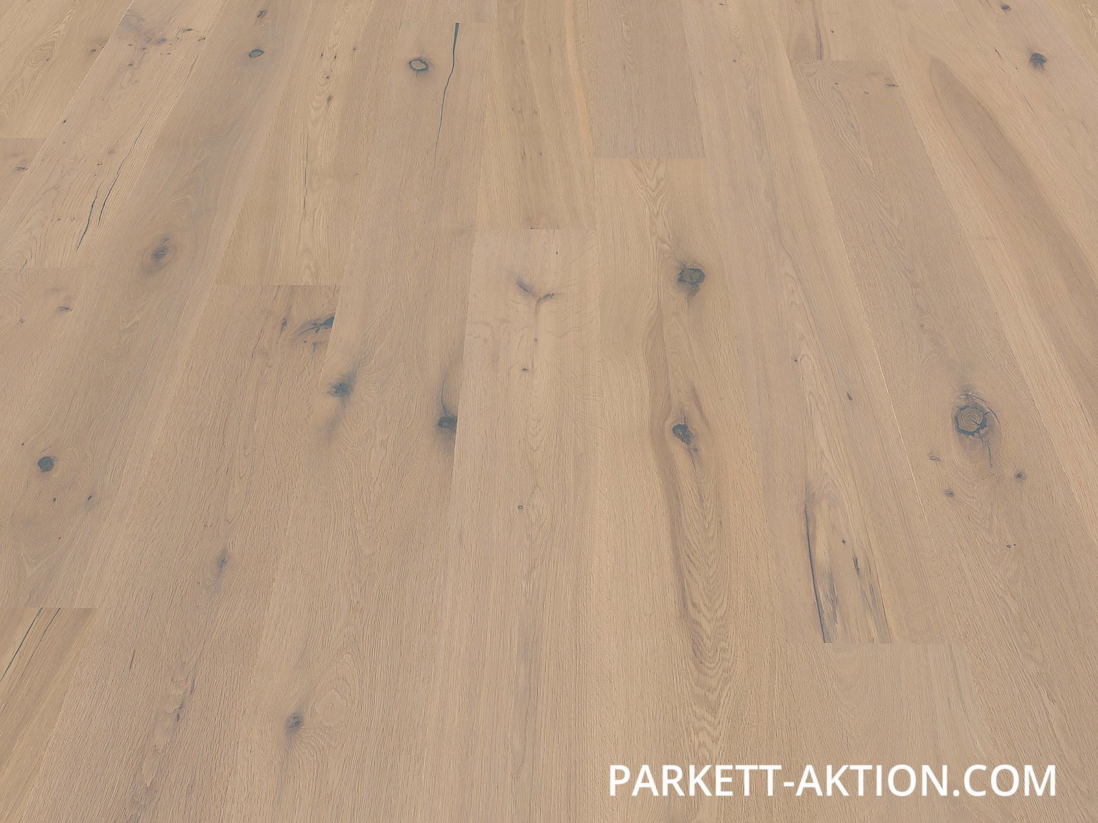Echtholzparkett Eiche Country robust gebürstet weiss geölt
