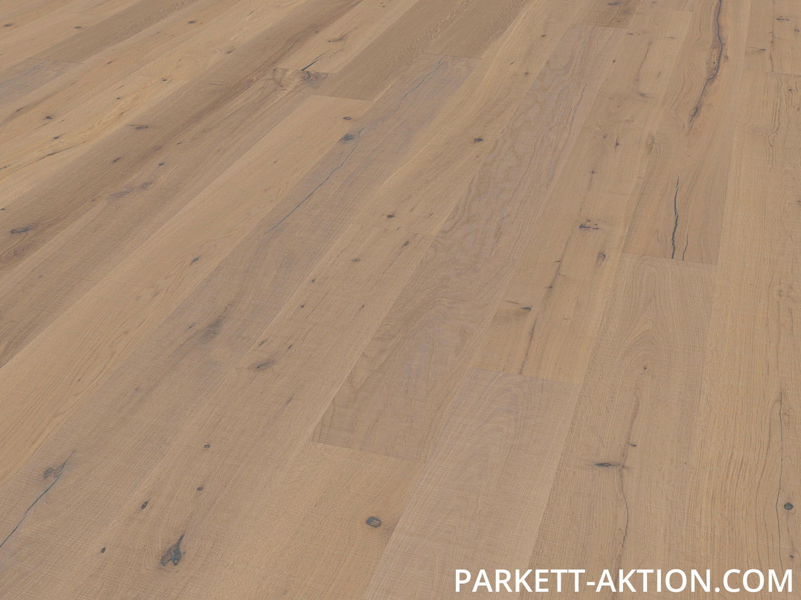 Langdiele Eiche astig Sägeschnitt invisible geölt