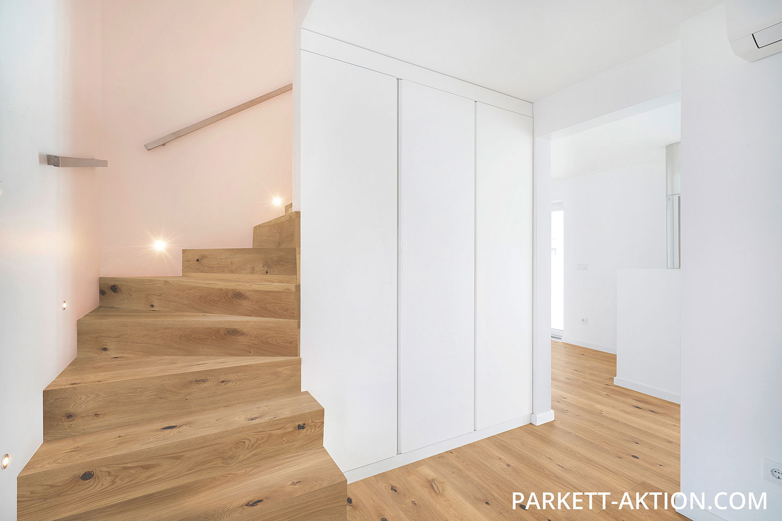 Parket Treppen profil l modern gebürstet eiche country geölt