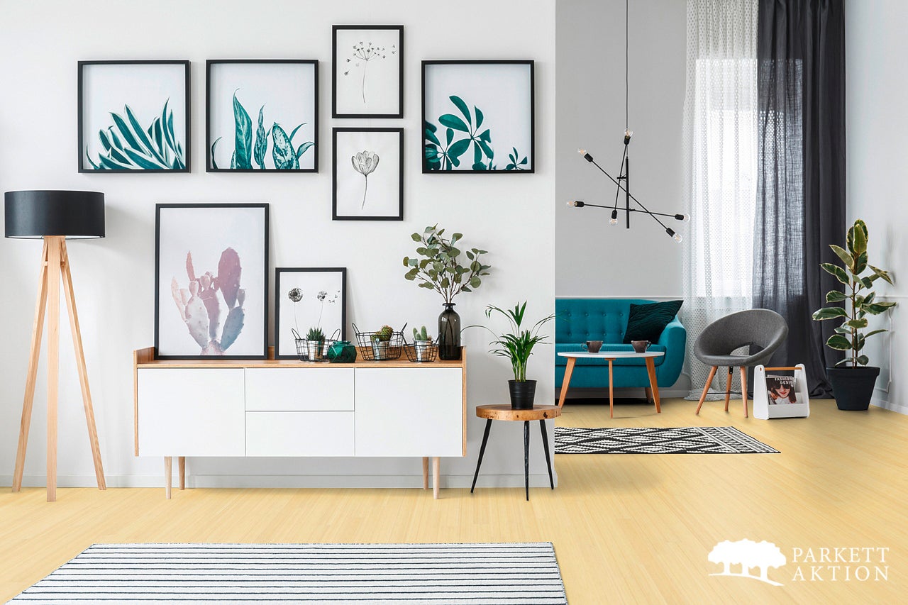 Landhausdiele Bambus Natur hell geölt