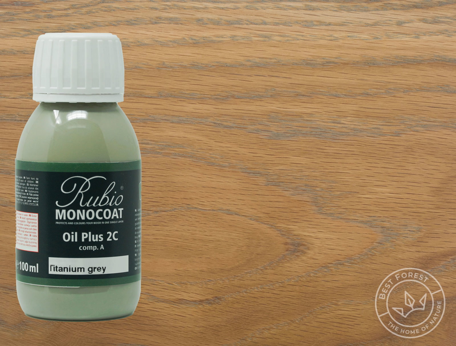 Rubio Monocoat Holzschutzöl Titanium Grey