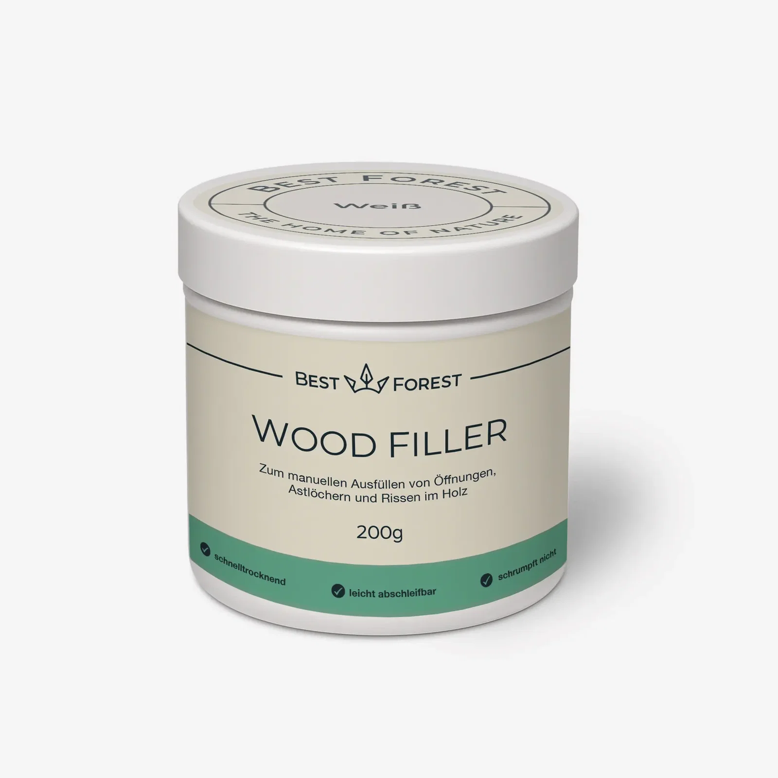 Best Forest Woodfiller weiss