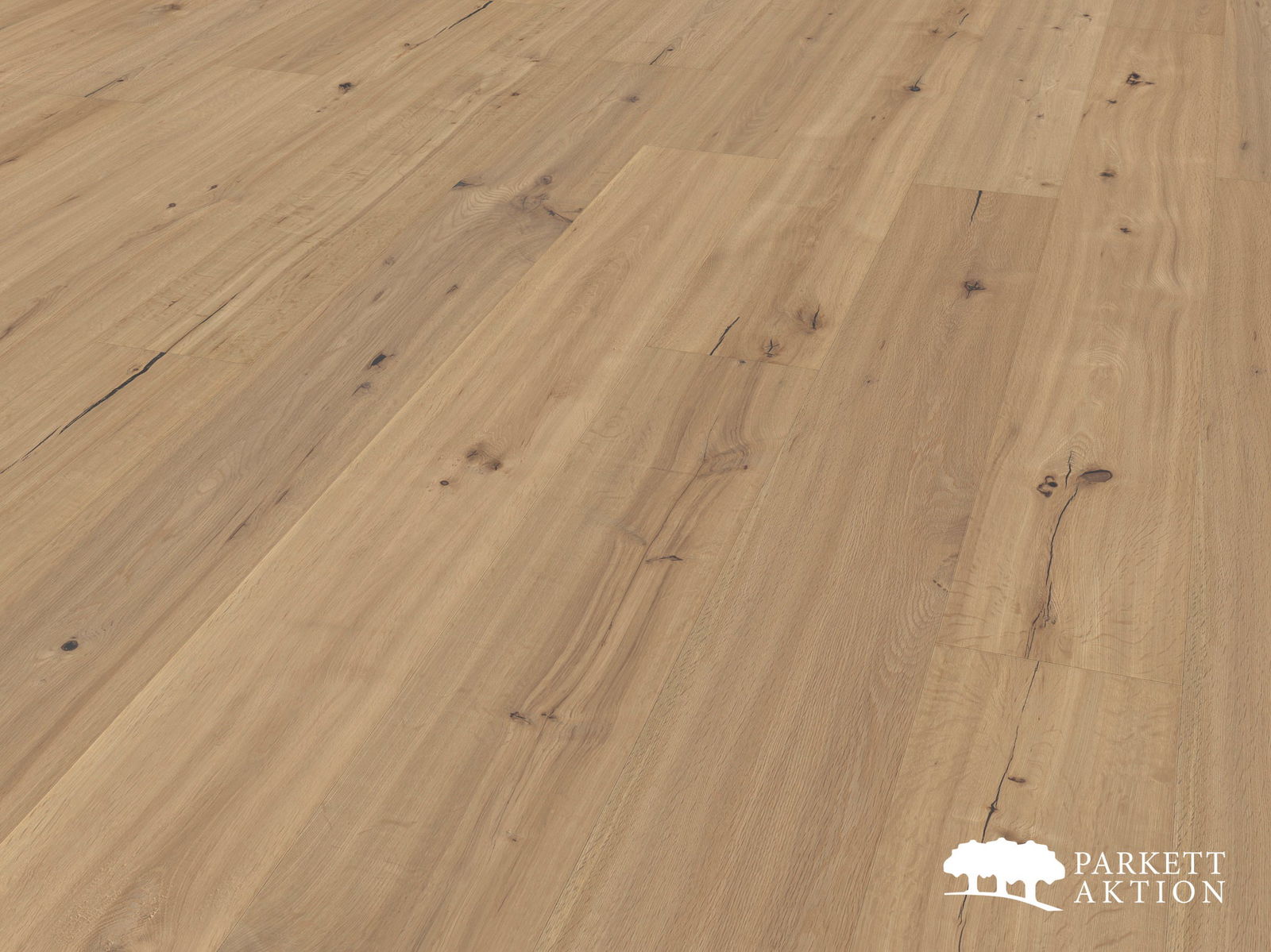 Parkett Diele Eiche Rohholzoptik handgehobelt Klickparkett