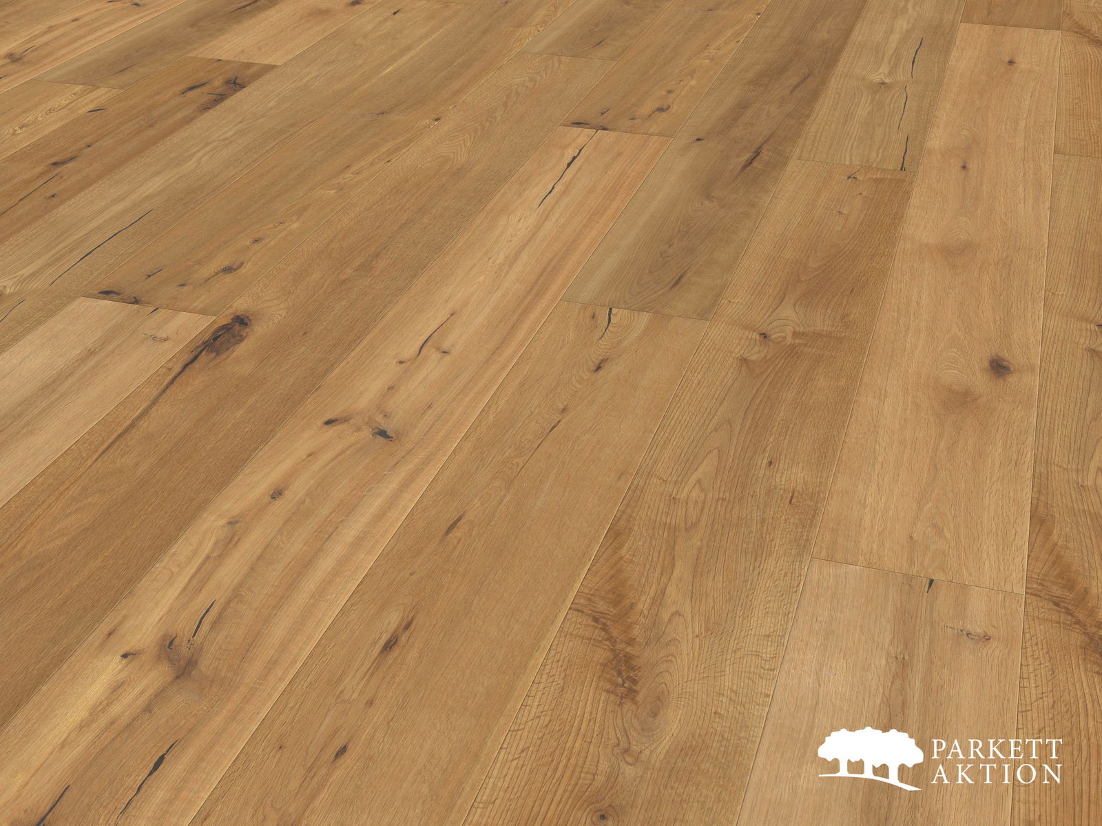 Antikdiele Eiche handgehobelt geölt