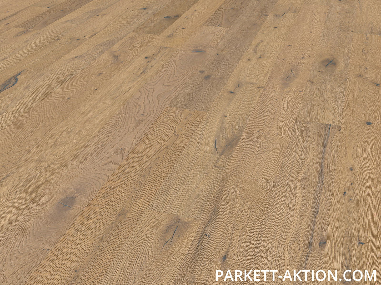 Langdiele Eiche astig tief gebürstet invisible geölt