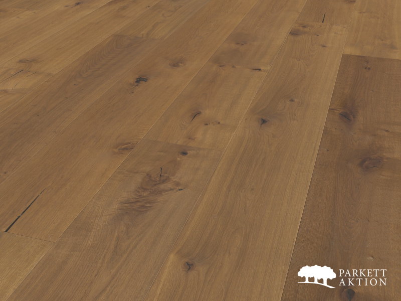 Breitdielen Eiche geräuchert handegehobelt geölt