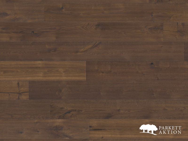 Landhausdiele Eiche geräuchert gehobelt gebürstet