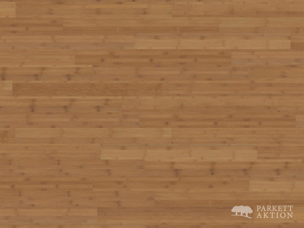 Boden: Bambusparkett dunkel versiegelt