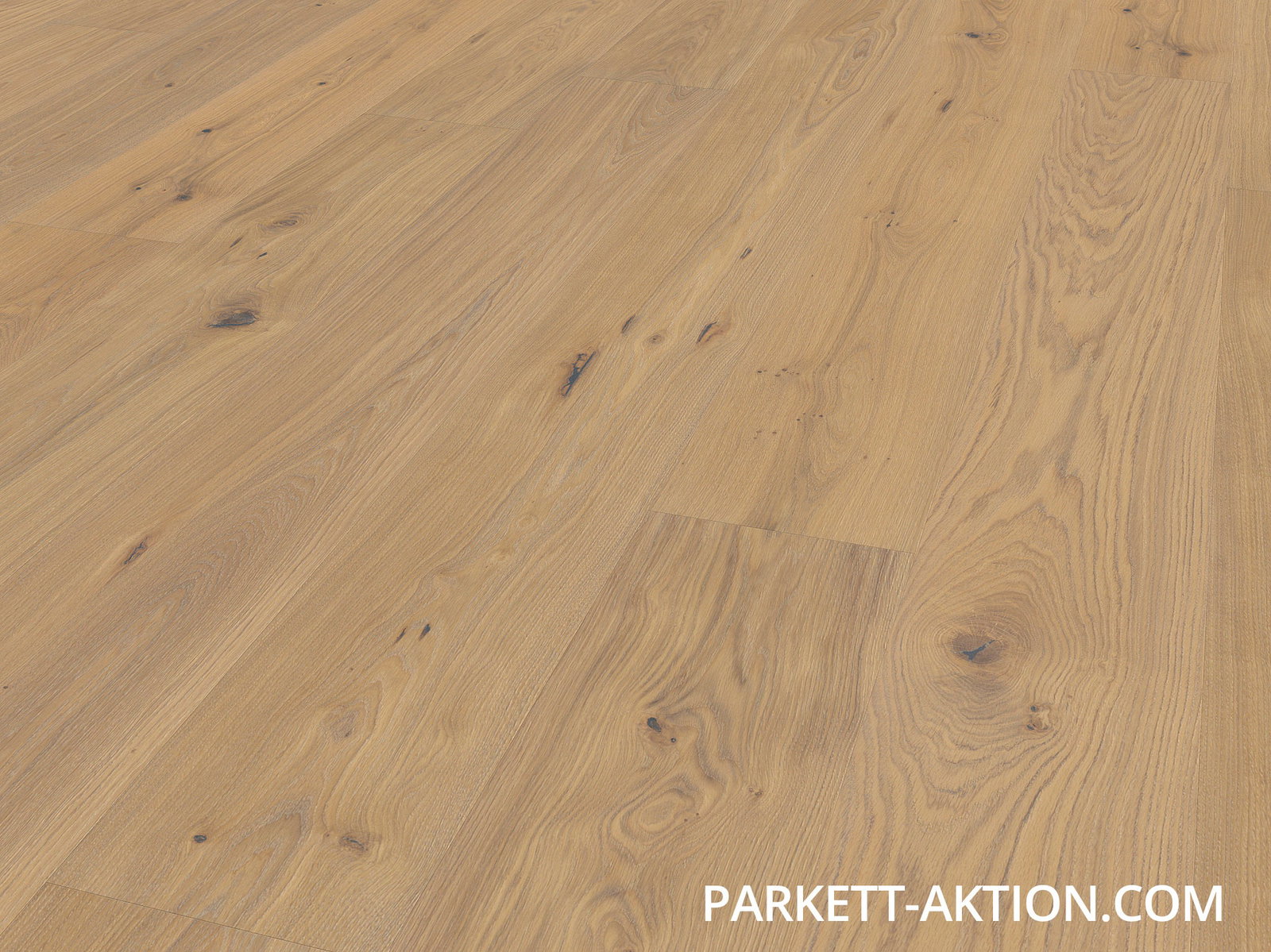 Exklusiv Parkett Eiche Astig Country gebürstet weiss geölt