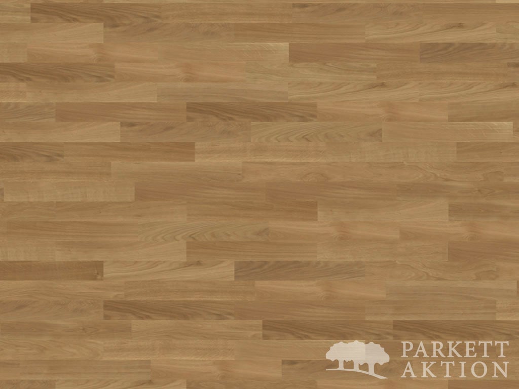 2-Schicht Fertigparkett Eiche Natur geölt - Einzelstab