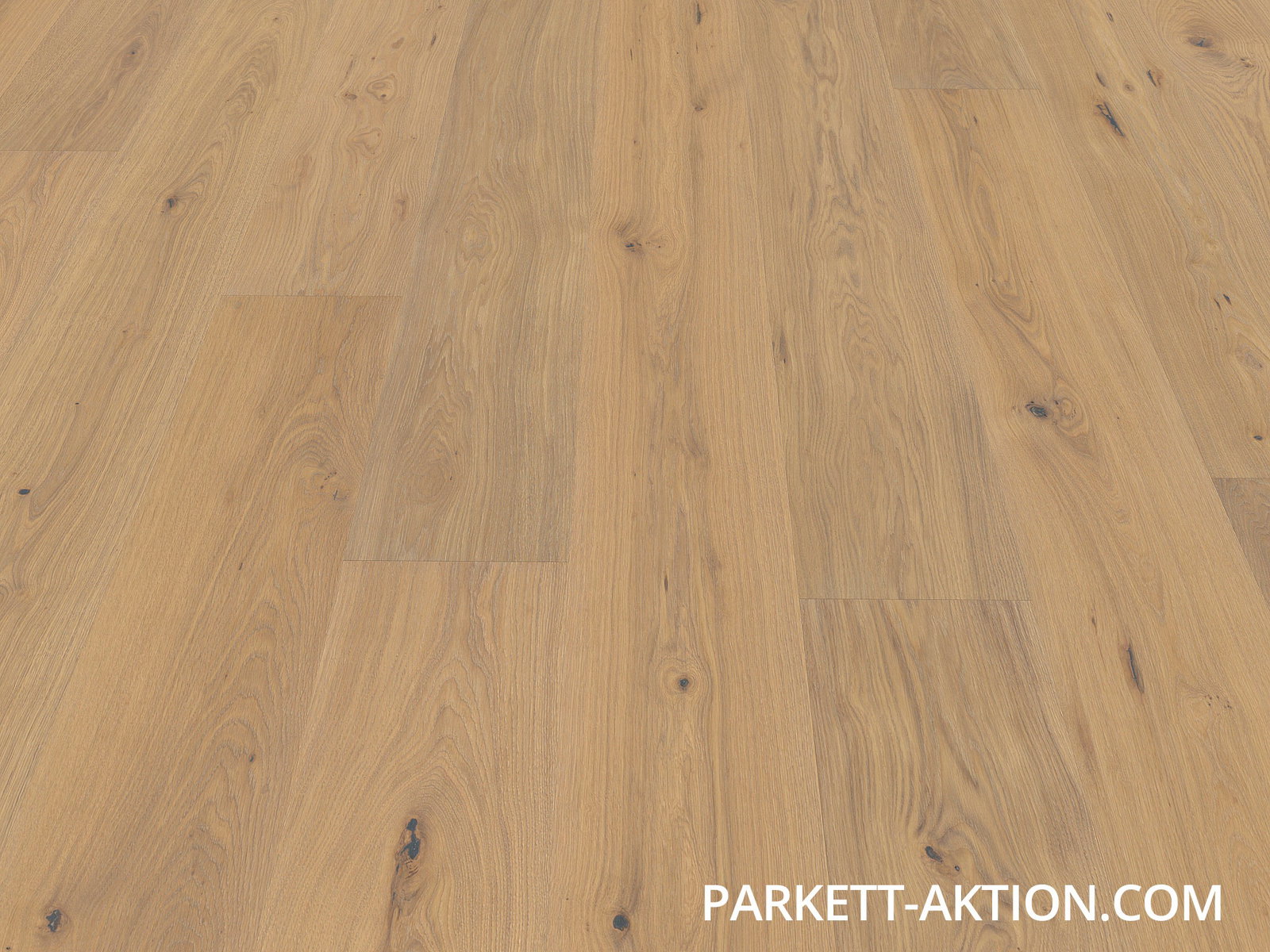 Gutsboden Eiche Country gebürstet satin weiss geölt