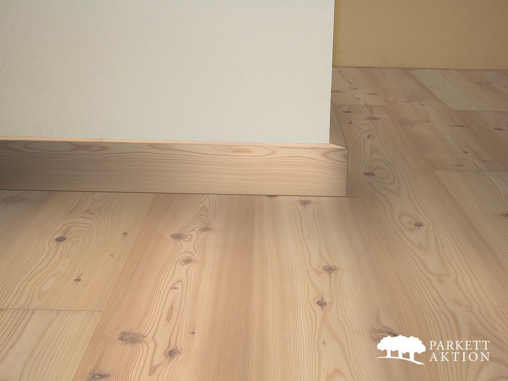 Sockel oelt sockelleisten gebirgslaerche gebürstet gebuerstet weiss geölt