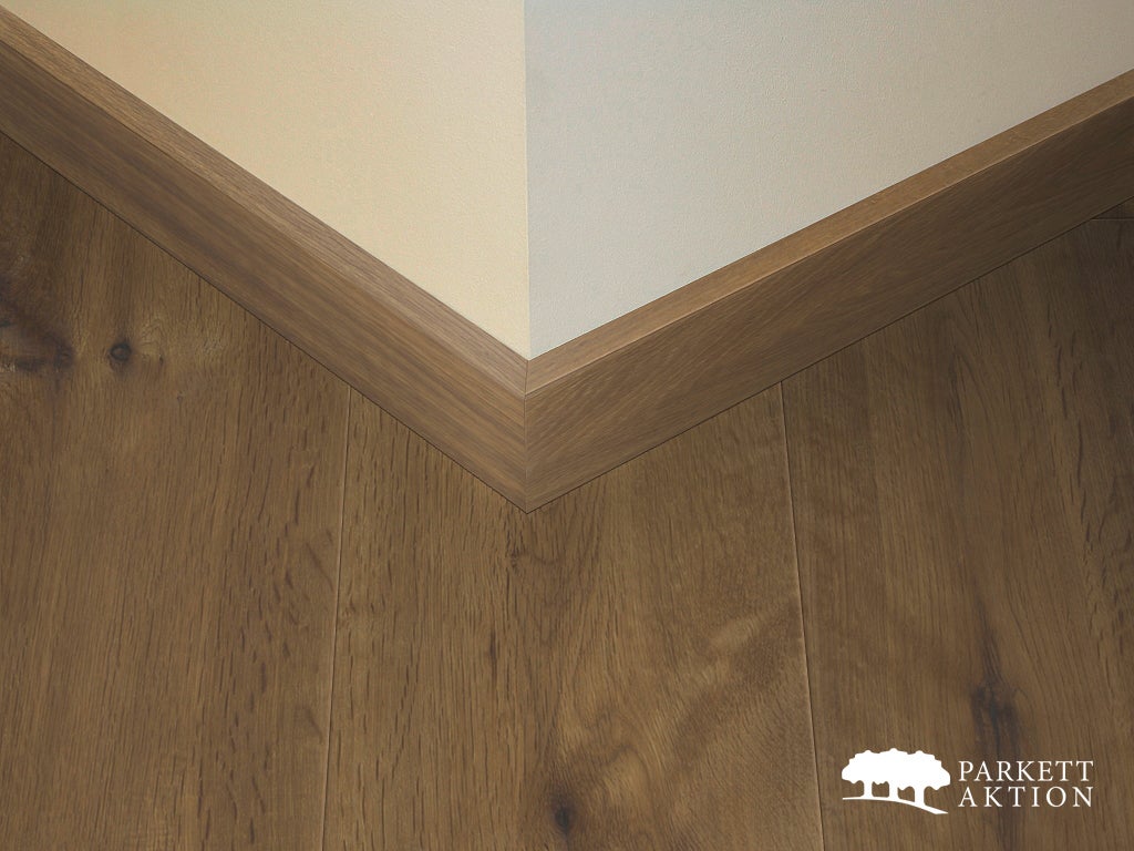 Sockel sockelleisten eiche cube gebürstet furniert geraeuchert geölt