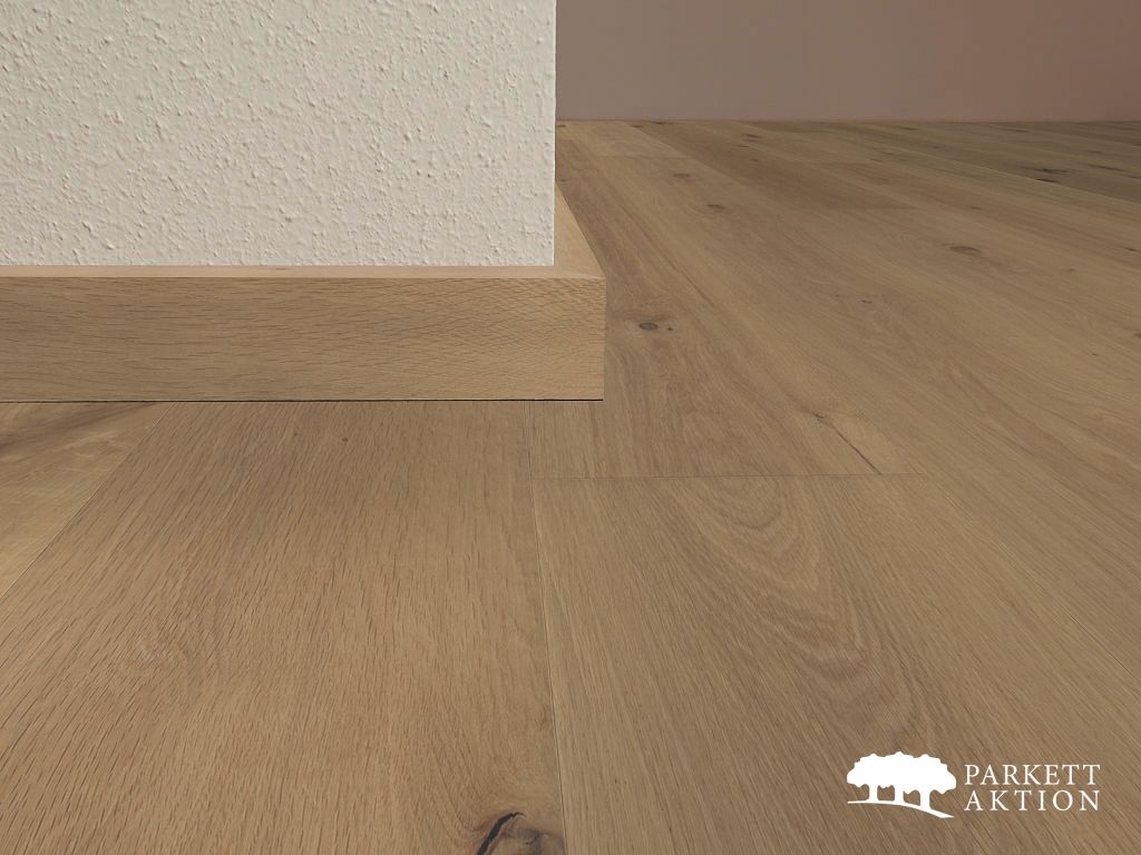 Sockel sockelleisten eiche cube gebürstet rohholzoptik matt geölt