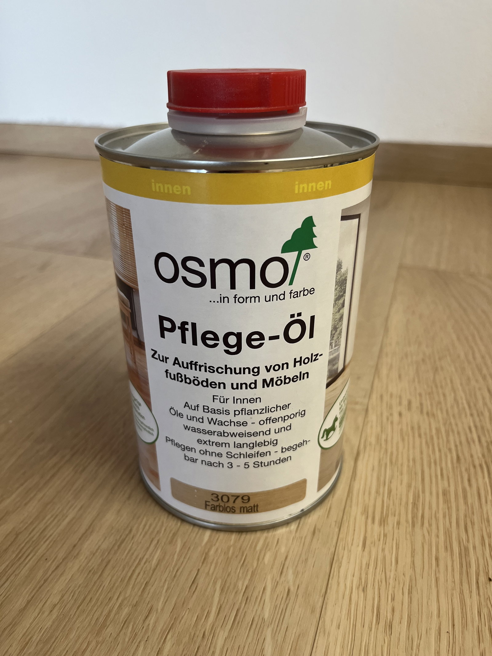 OSMO Pflege-Öl 3079 farblos matt