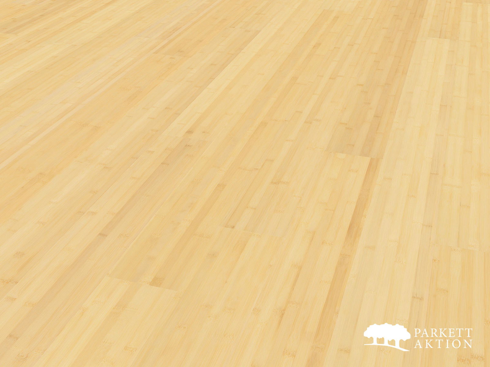 Bambus Parkett hell lackiert