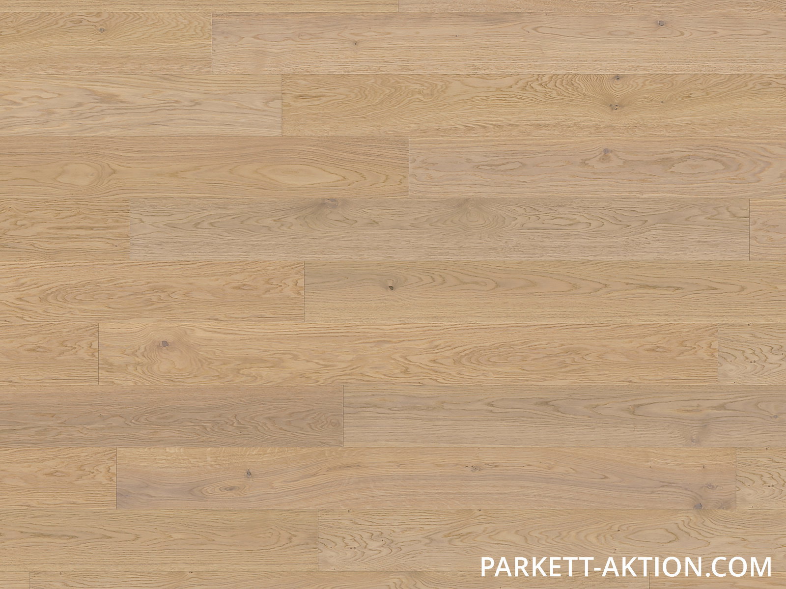 Dünndiele Eiche astig plus gebürstet wohnfertig weiss geölt