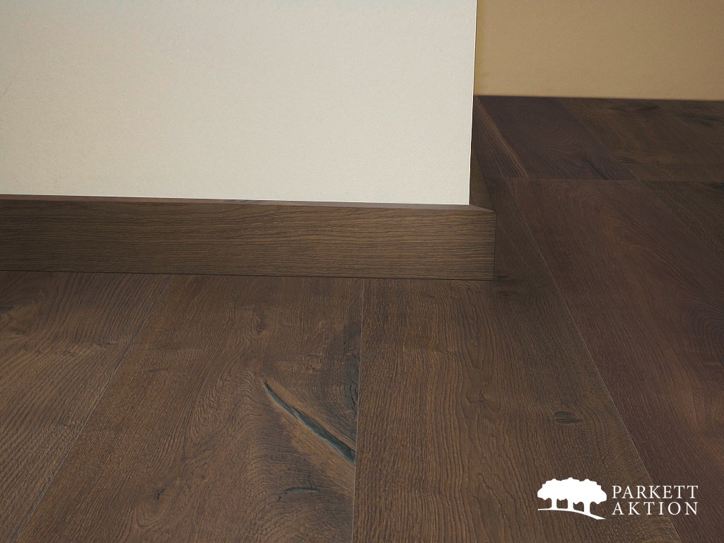 Sockel eiche massiv altholzdesign gebürstet gebuerstet matt geölt