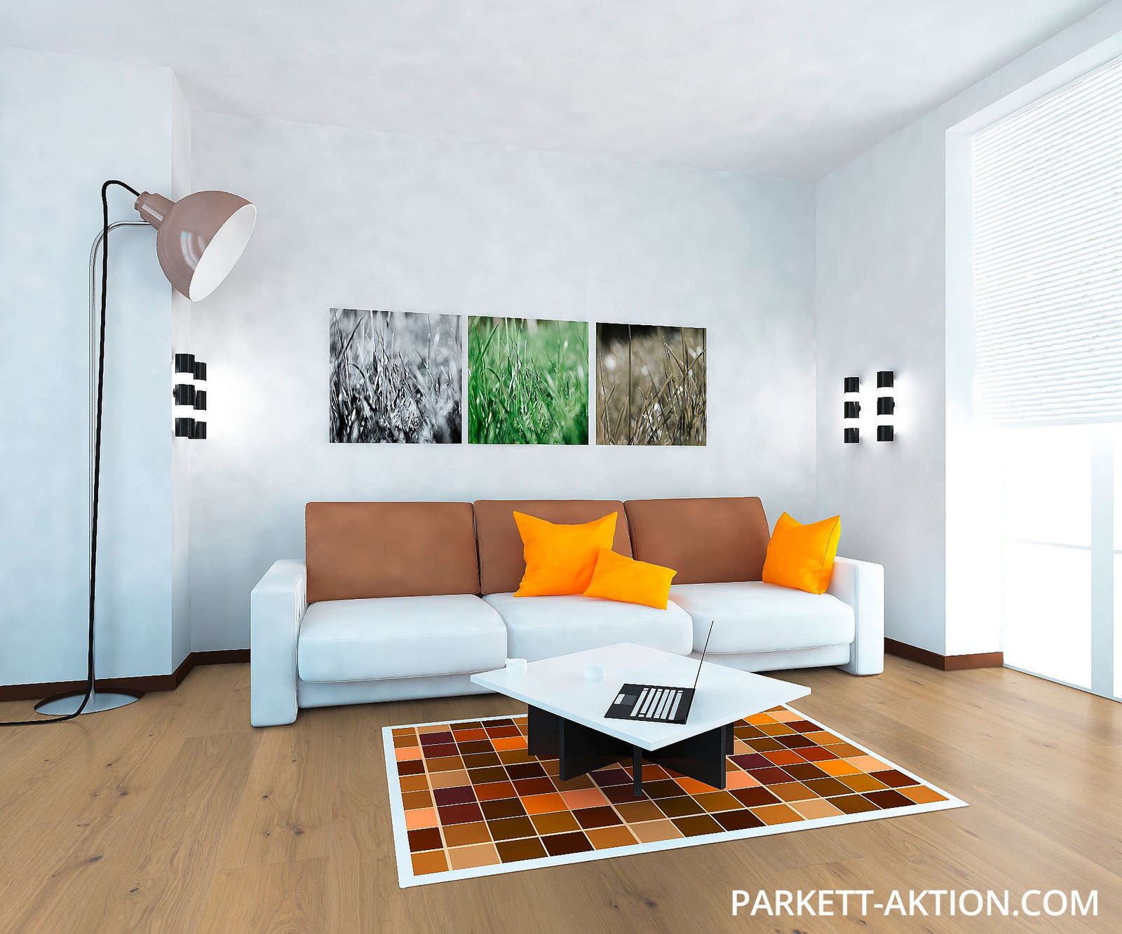 Parkett Diele Eiche Astig Country gebürstet weiss geölt