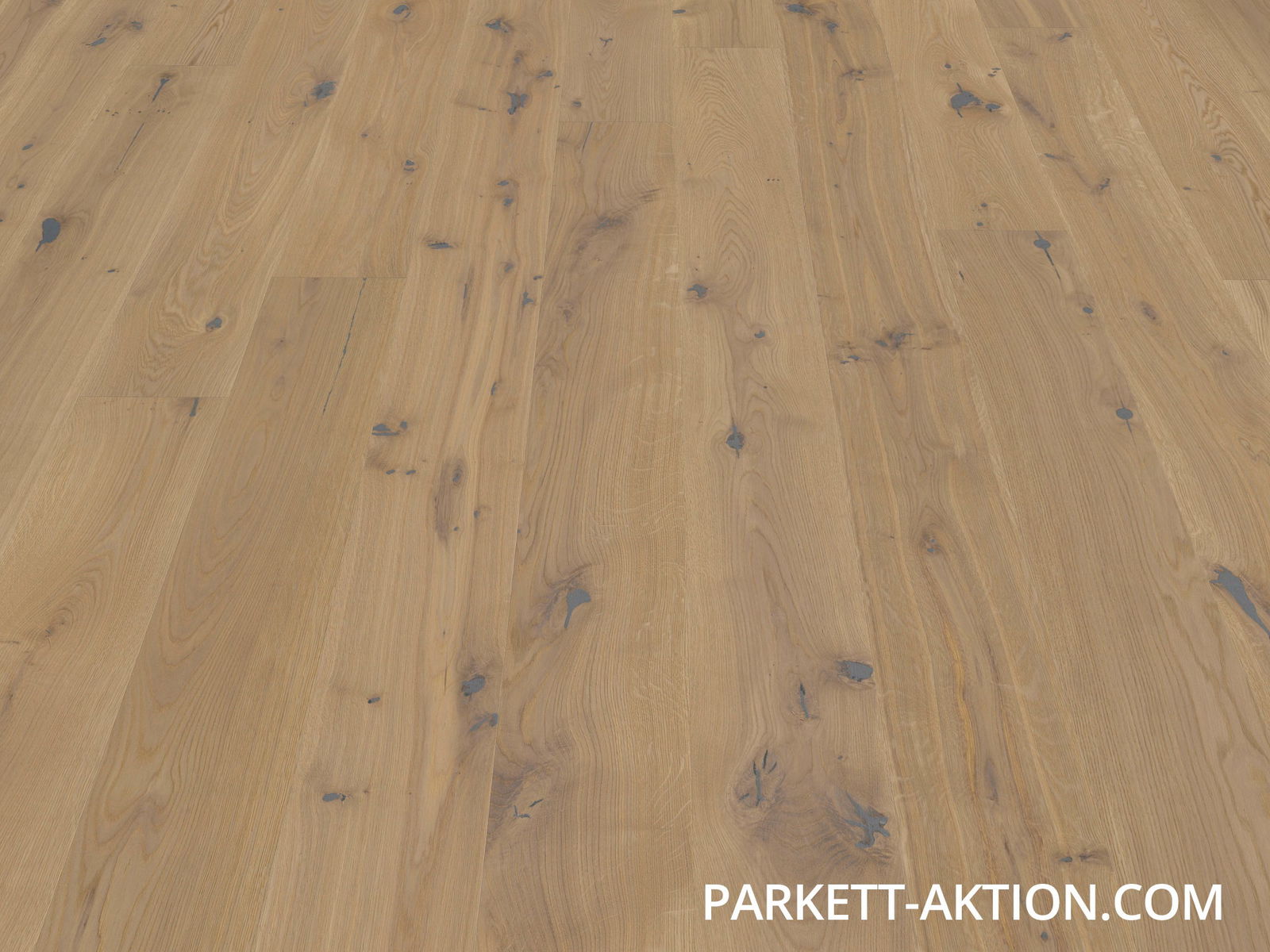 Pakett Eiche super Country gebürstet weiss geölt