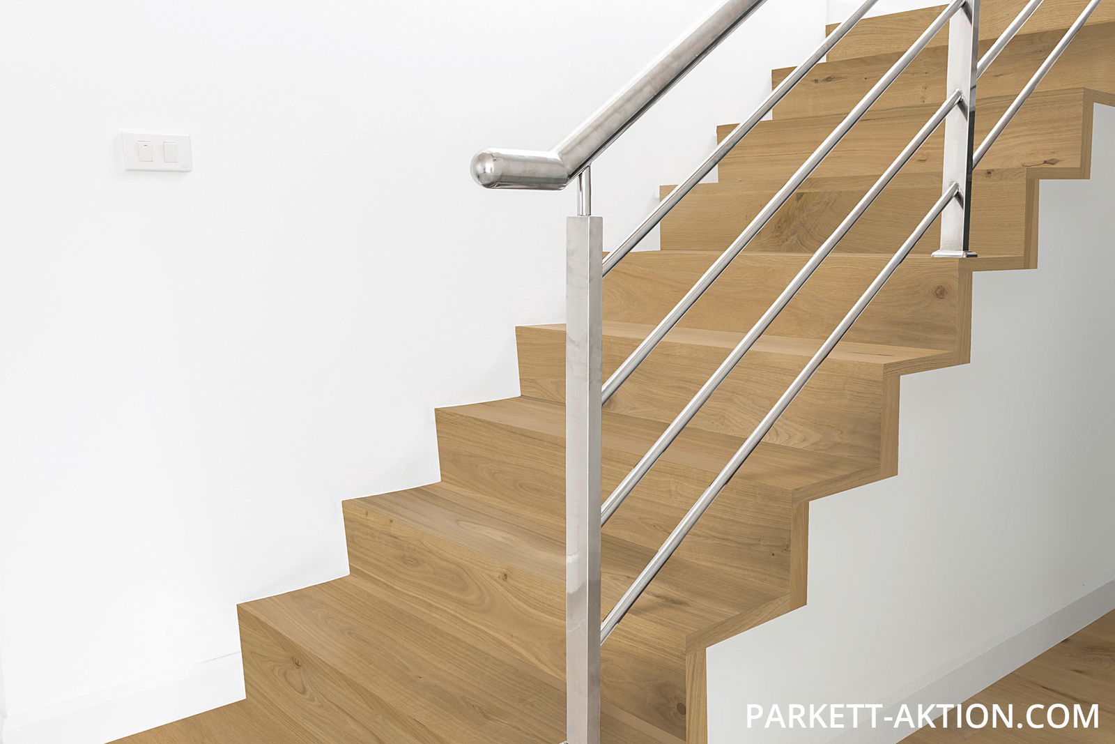 Parket Treppen Profil L Modern 110045 eiche astig gebürstet rohholz effekt geölt