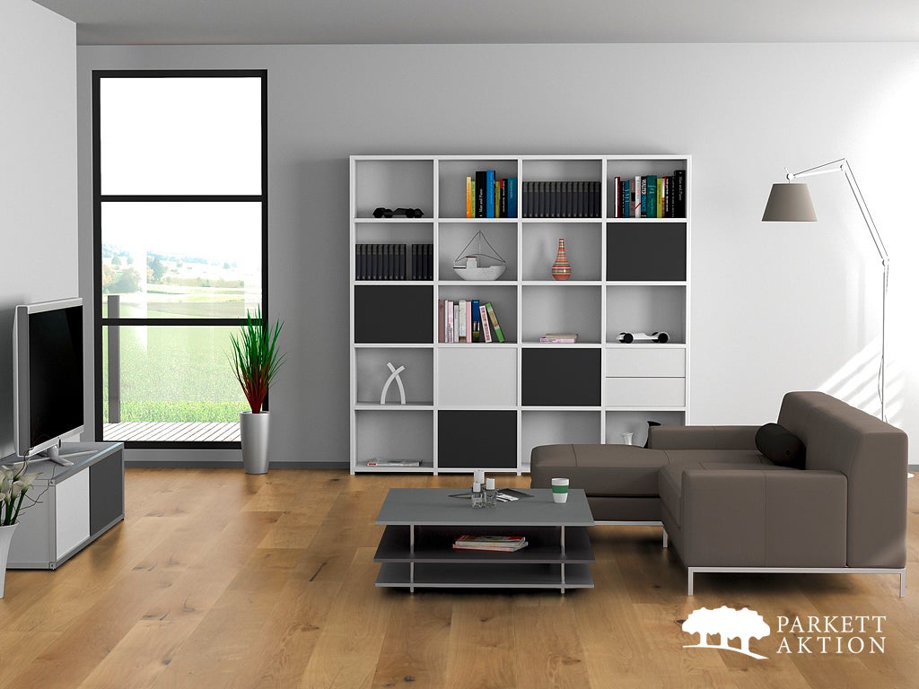 Parkett Großformat Eiche Country gebürstet geölt