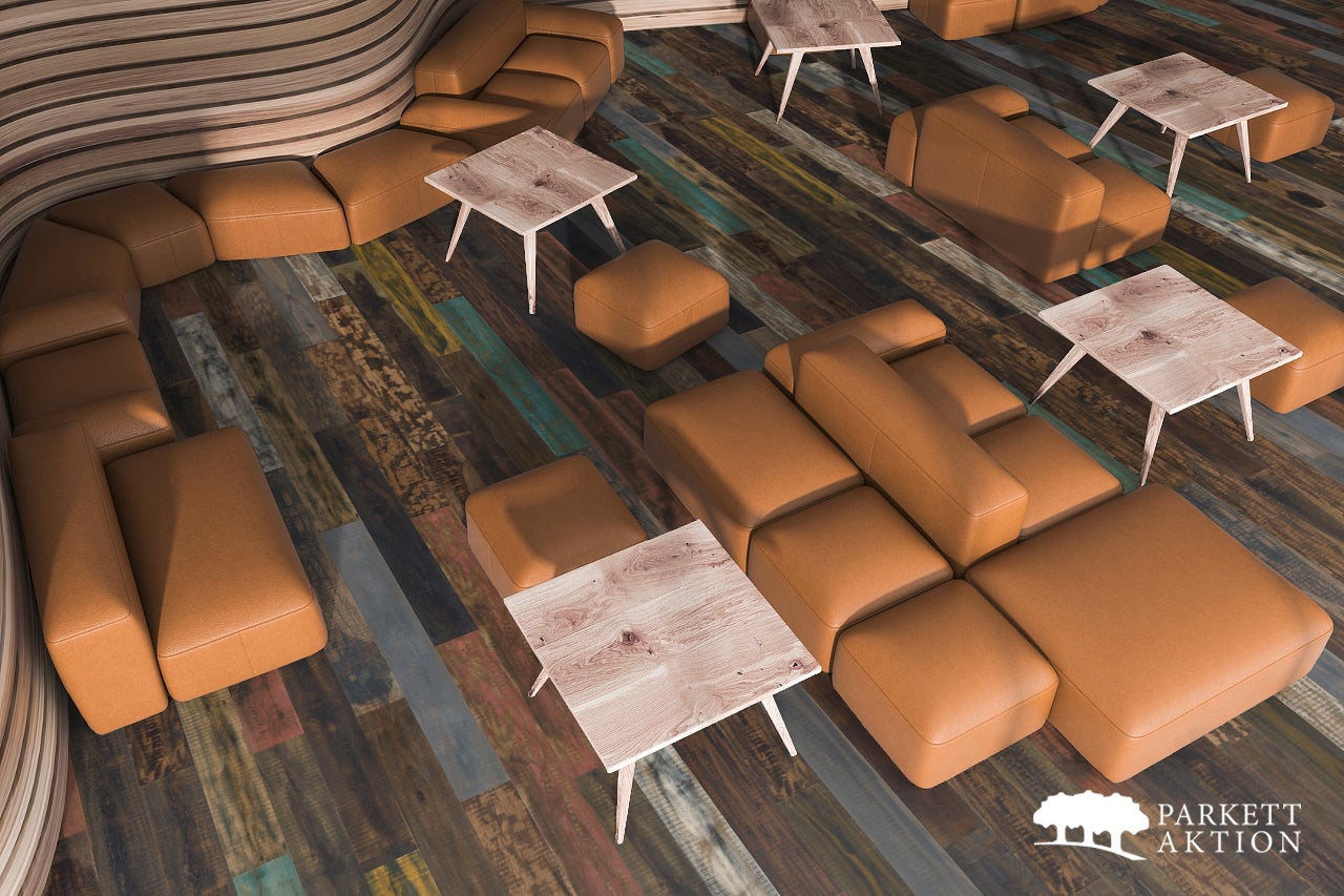 Parkett Shabby Chic Eiche geölt