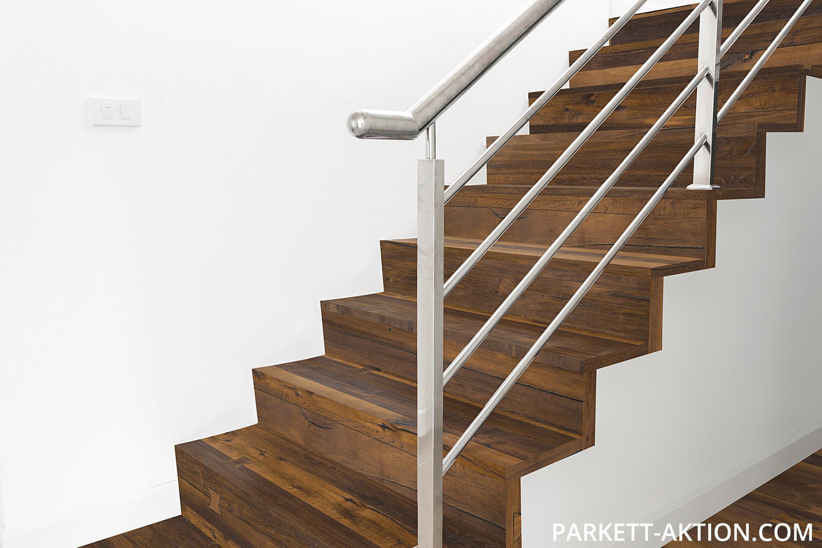 Parket Treppen Profil L modern 140120 echtholz gebürstet altholz design geölt