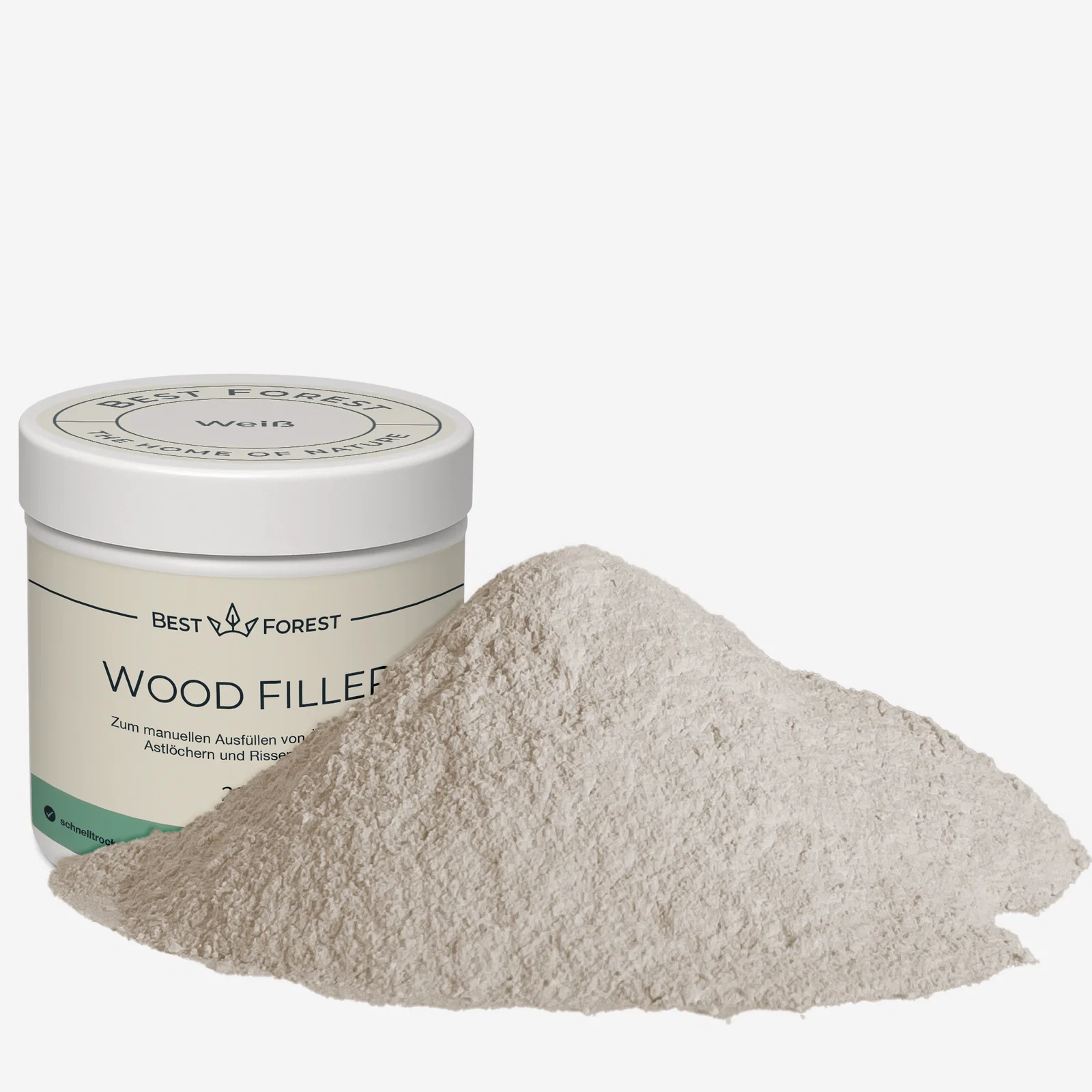 Best Forest Woodfiller weiss