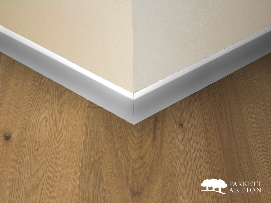 Sockelleisten Holz weiss massiv