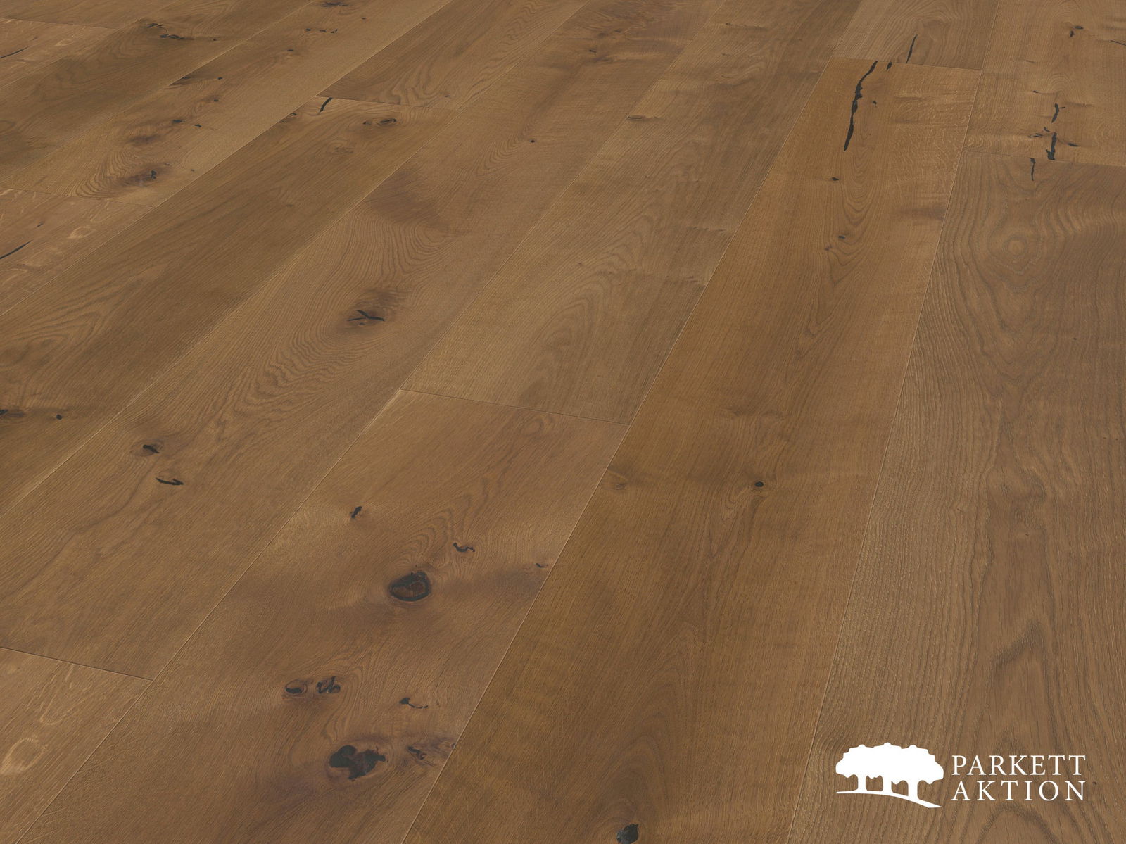 Breitdiele Eiche country geräuchert gebürstet geölt