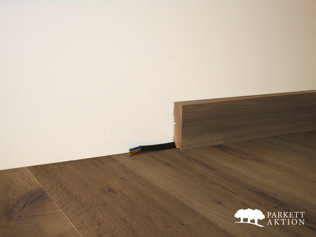 Sockelleiste Eiche Massiv Geraeuchert