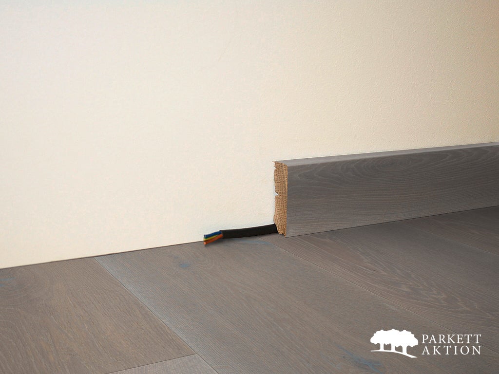 Sockel elle sockelleisten eiche gebürstet geraeuchert gekalkt geölt