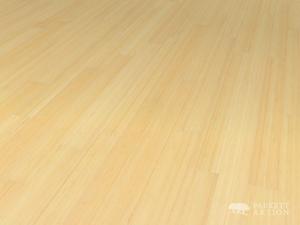 Fussbodenbelag Bambus hell lackiert line