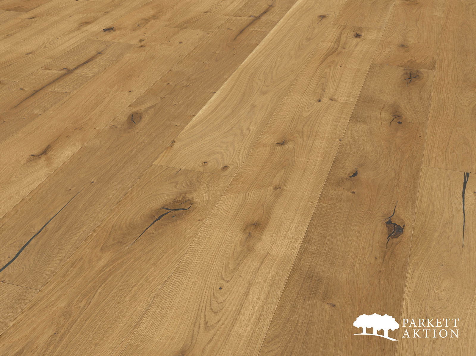 Parkett Diele Eiche wild geölt Klick
