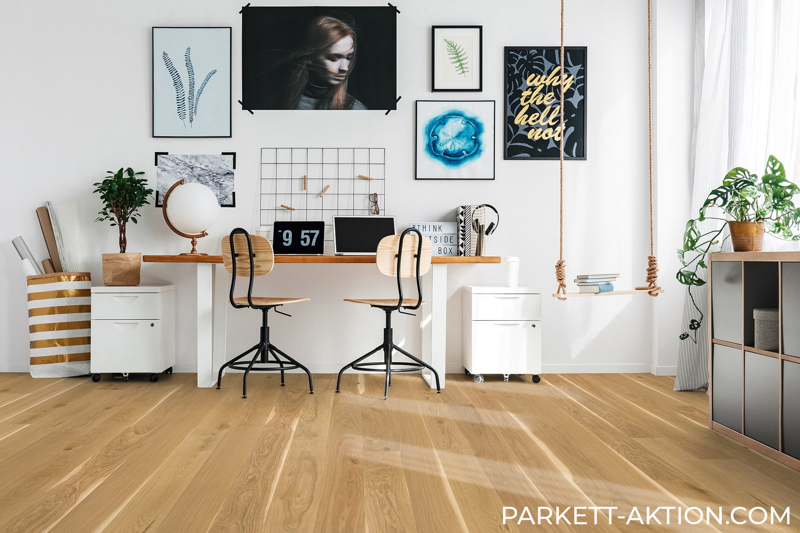 Klick Landhausdielen Eiche hell astig markant gebürstet geölt