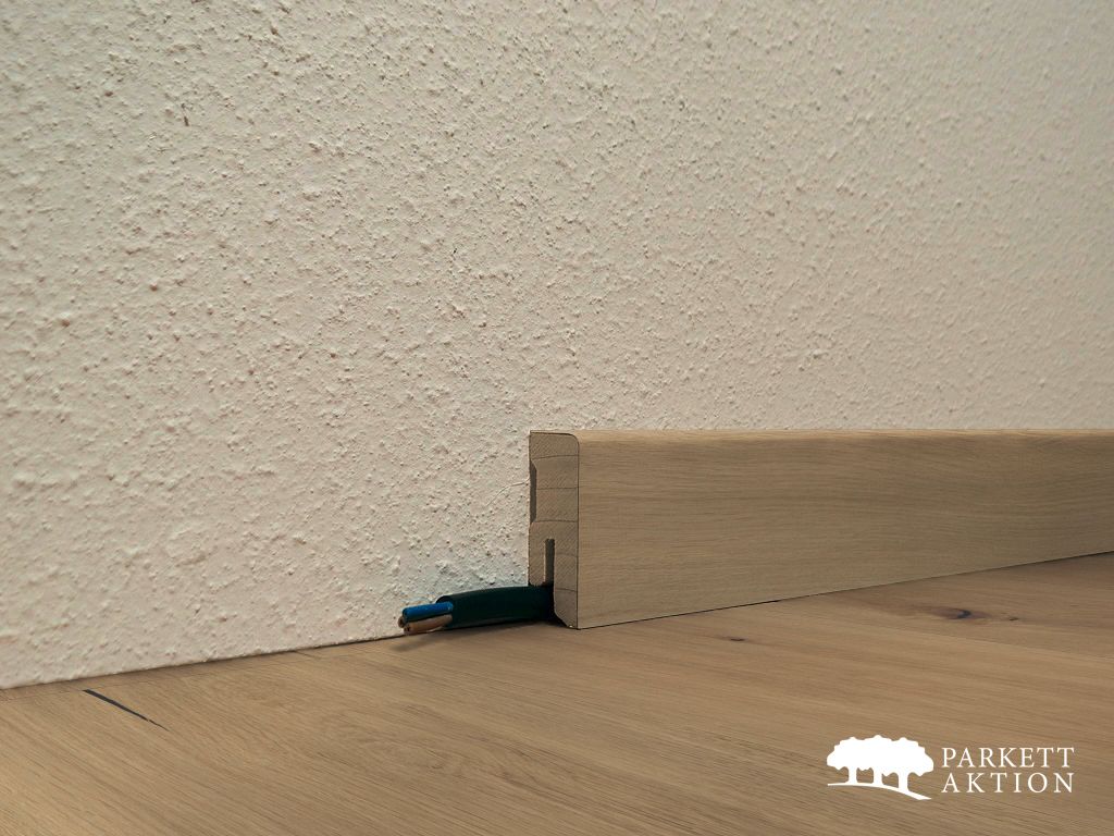 Abdeckleiste Eiche Cube 40 Rohholzoptik matt lackiert