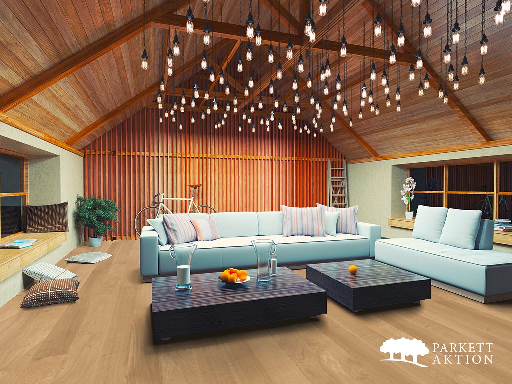 Parkett Landhausdiele Eiche geölt gebürstet select