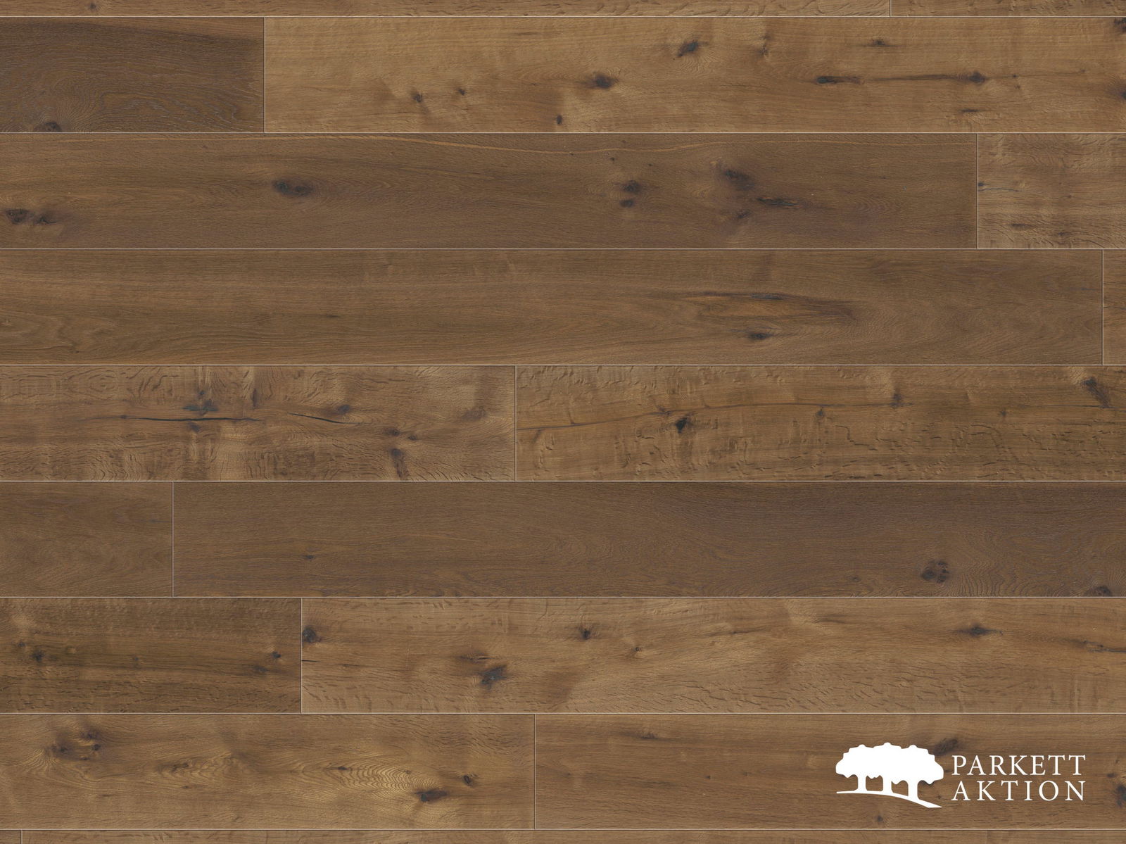Parkett Dielen Eiche rustikal geräuchert geölt gebürstet mit Klick System