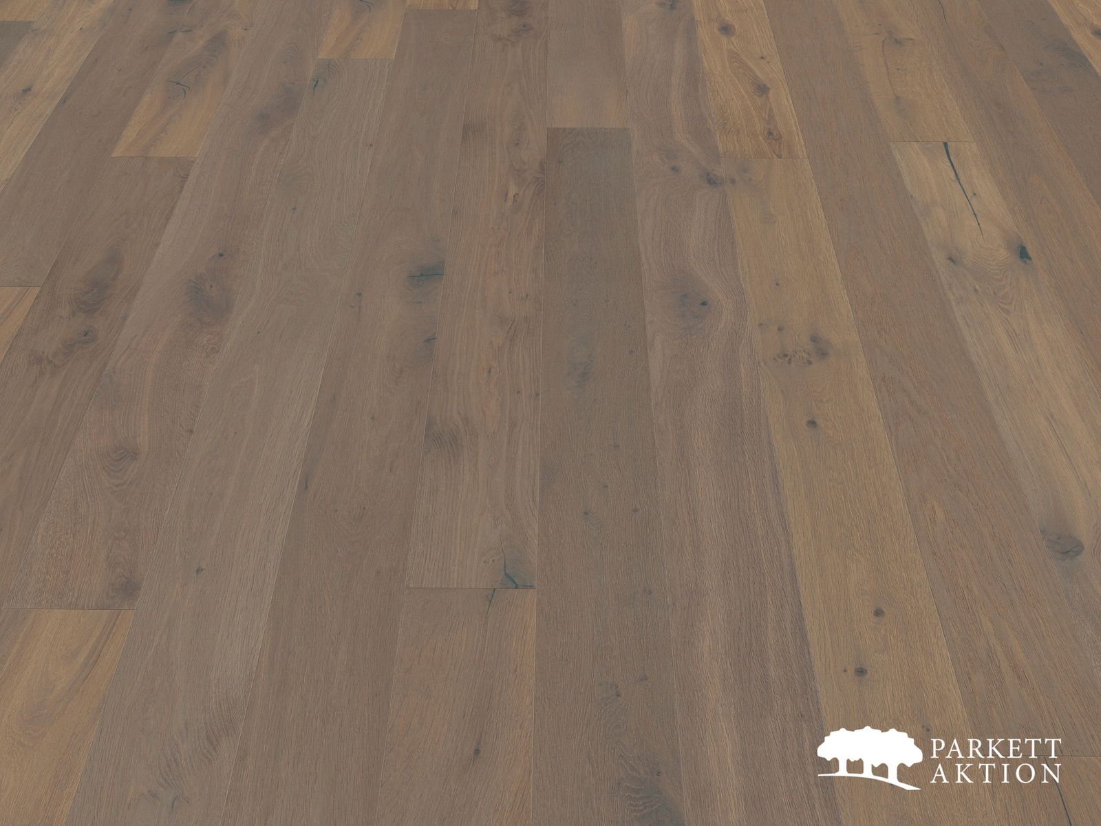 2-Schicht Parkett Dielen Eiche weiß geölt geräuchert