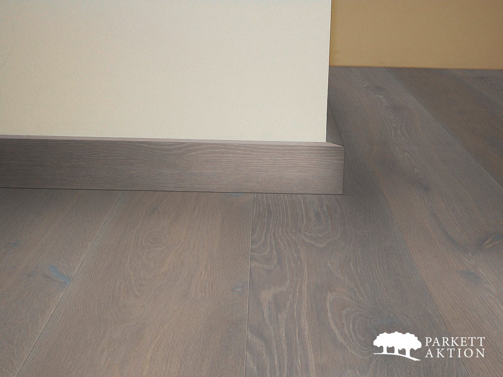 Sockel sockelleisten eiche massiv gebürstet gekalkt matt geölt