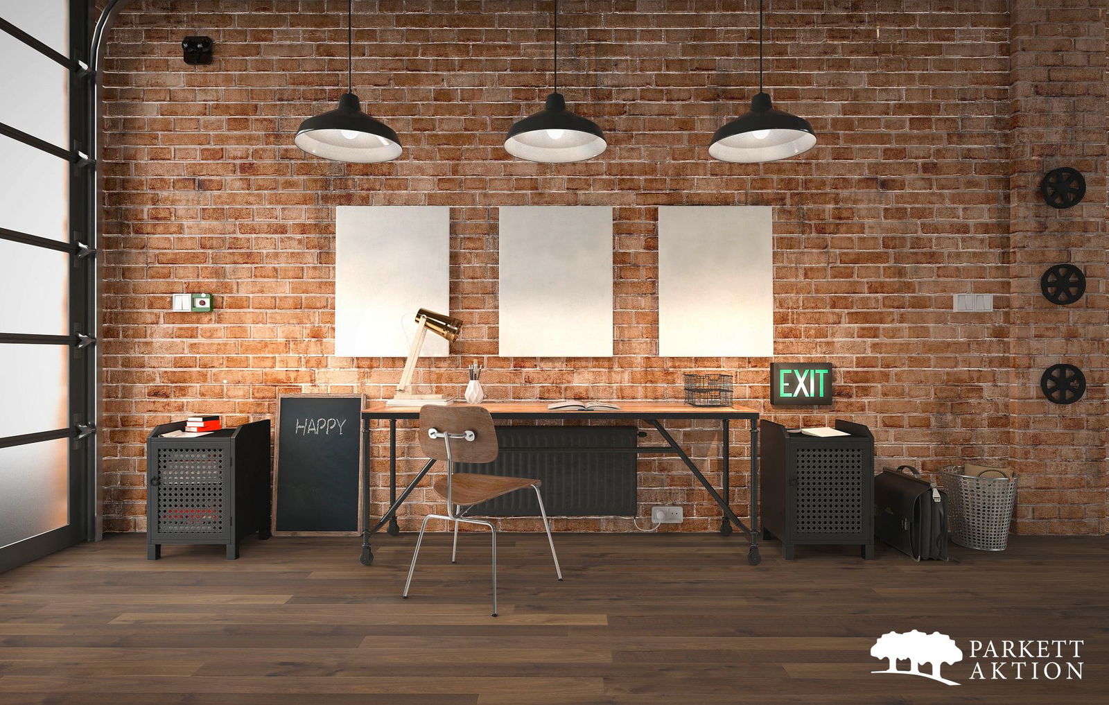 Parkett Dielen Eiche geräuchert