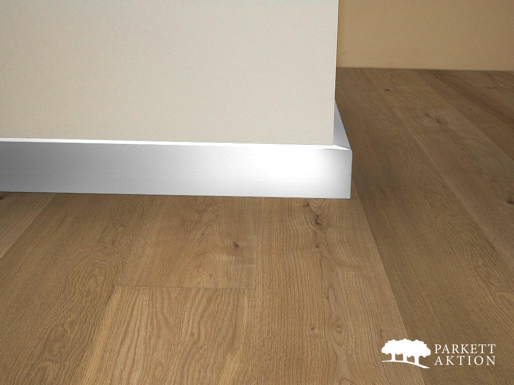 Sockelleisten Massiv Weiss Matt Lackiert